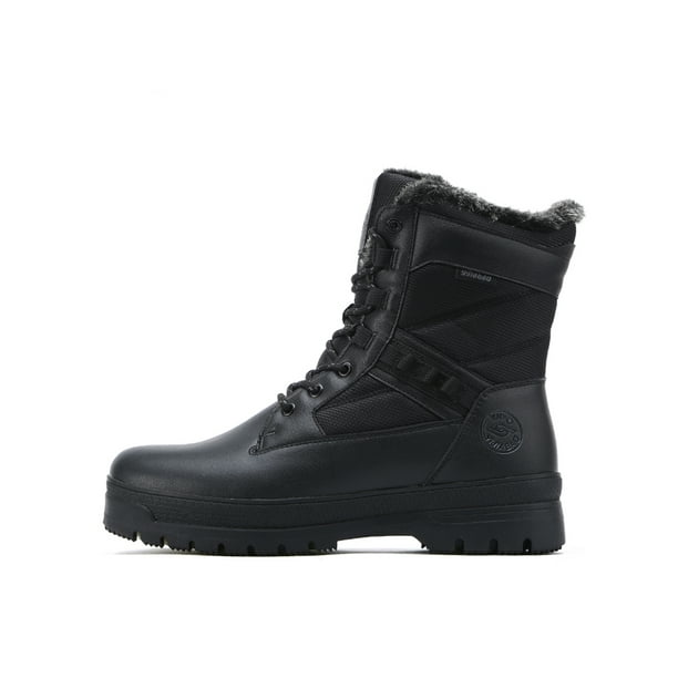 winter warm lace up snow boots