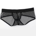 thumbnail image 4 of Ropa Interior Transpirable de Malla para Hombre, Calzoncillos de Bolsa Abultada, Calzoncillos, Calzoncillos, L, 4 of 9