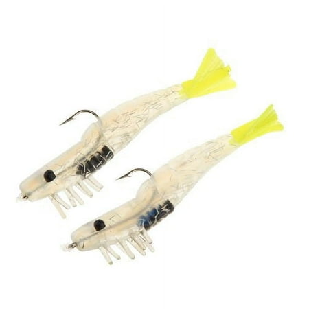 H&H Tackle TKODR14-160 Double Rig Soft Shrimp Fishing Sinkbait Saltwater Lure