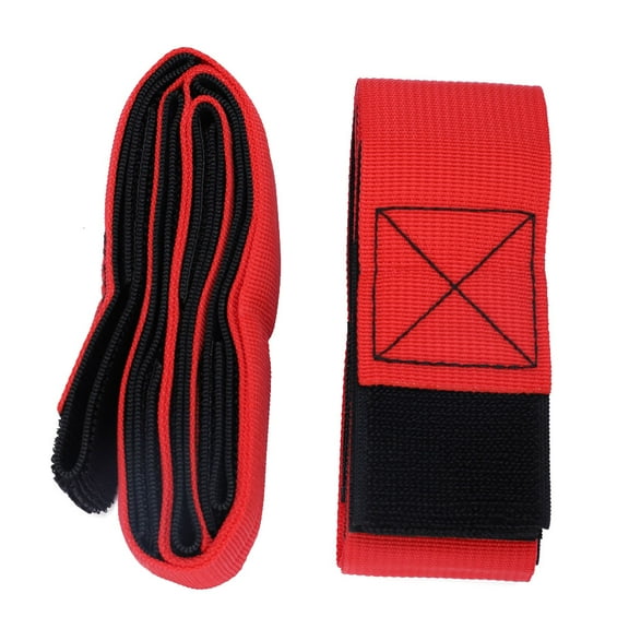 4/6/8 Person Red Fastening Tape for Outdoor Team Games & Training, No Buckles, Perfect for Group Activities