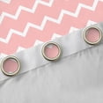 thumbnail image 4 of Homewish Abstract Geometric Lines Girl Black Out Curtains,Pink White Curtains Pack of 2 (42x63 Each),Minimalist Stripes Bedroom Curtains,Luxury Bedroom Decor, 4 of 6