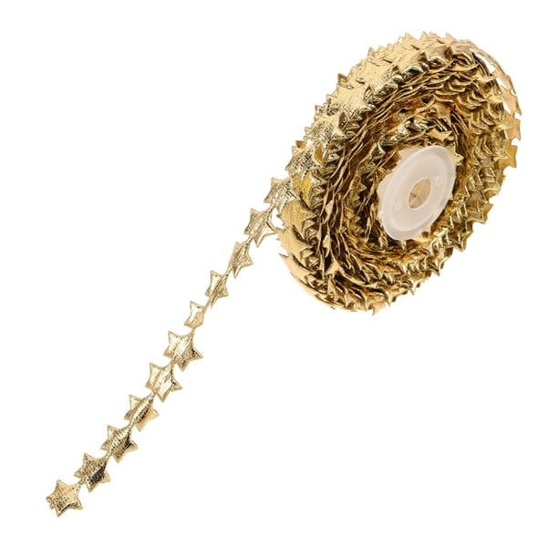 1 rollo de cinta con forma de estrella para envolver pasteles de boda, cumpleaños, manualidades, decoraciones de fiesta, cinta suave y lisa con forma de estrella