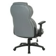 thumbnail image 5 of Executive High Back Gray Bonded Leather Office Chair, 5 of 9