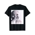 thumbnail image 2 of 【New Arrival】Giggling Baby Viral Meme Graphic T-Shirt, Funny Internet Meme Unisex Black Short Sleeve Tee, 2 of 6