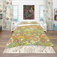 thumbnail image 2 of Designart 'Pattern Paisley' Vintage Bedding Set - Duvet Cover & Shams, 2 of 4