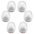 thumbnail image 1 of PATA DE LA MESA MUIES PATA PATE PVC TRANSPARENTE 16 PIZAS PVC TRANSPARENTE MESA SILLE MUIES PATA ANTRESLIZANTE PIE TAPA COPAS COBAS CUBIERTA Protector de Piso M, 1 of 7