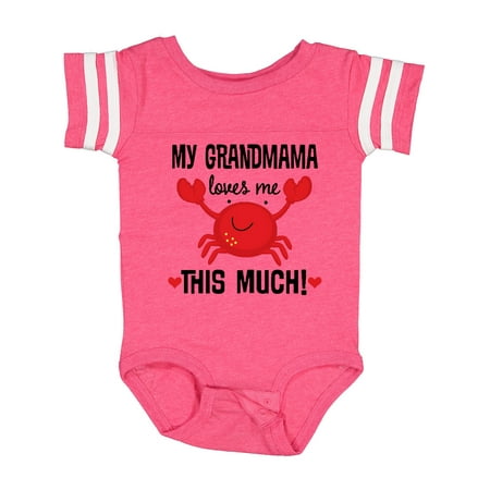 

Inktastic Grandmama Loves Me Grandchild Gift Baby Boy or Baby Girl Bodysuit
