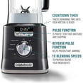 thumbnail image 4 of Calphalon Auto-Speed 2-Liter Blender with Blend-N-Go Smoothie Cup, Dark Stainless Steel, 4 of 10