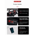thumbnail image 2 of 12V Electric Ride on Toys with Bluetooth Music, LED Lights, Power Car Wheels, Electric Car for Kids with Parent Remote Control (White), 2 of 7