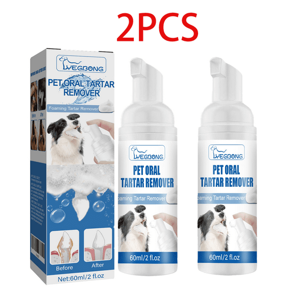 Yegbong Pet Oral Spray Safe Ingredient Dental Care Non-Irritating Prevent Tooth Decay Multipurpose Remove Tartar Portable Pet Freshener Dog Cat Mouth Tartar Remover Pet Supplies