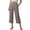 Gray -AB02, variant on Nestiefly Womens Linen Capri Pants Elastic High Waisted Cropped Trousers with Pockets Casual Summer Straight Leg Pants Khaki XL