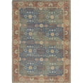 thumbnail image 1 of HomeRoots 354094 7 ft. 6 in. x 9 ft. 6 in. Jute Blue & Red Area Rug, 1 of 1