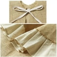 thumbnail image 4 of Burlap Christmas Tree Skirt - Elegant Festive Party Decoration, 4 of 8
