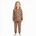 thumbnail image 2 of CAUYDY Toddler Girls Boys Halloween Cartoon Graphic Pajamas Pjs for Boy Jammies Long Sleeve Top and Pant Sleepwear Clothes Sets, 2 of 9