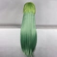 thumbnail image 4 of Unique Bargains Wigs for Women 39" Green Gradient Wigs with Wig Cap, 4 of 6