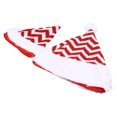 thumbnail image 2 of Emoshayoga Christmas Hat Holiday Gorro navideño, 2pcs Gorro de Navidad Rojo con Raya, para Adultos y Niños, Forro Absorbente, Ideal para Fiestas Festivas, 2 of 5