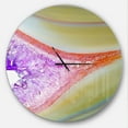 thumbnail image 1 of Designart Horloge Murale Moderne 'Natural agate', 1 of 6