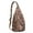 Camel-19, variant on Classic Bohemian Sling Backpack - Elegant Paisley & Floral Print, Durable Water-Resistant Everyday Pack