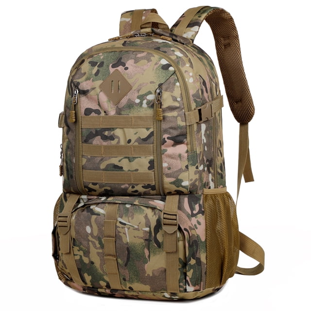 Sac à Dos de Randonnée Résistant à l'Eau en Toile Oxford Sacs à Dos d'Escalade pour Camping Randonnée