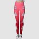thumbnail image 2 of Pantalones de maternidad Gibobby mujer Leggings deportivos estampados navideños Vino XL, 2 of 5