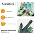 thumbnail image 3 of AURORA TRADE Printed Gardening Gloves Elastic Wrist Polyester Fabric Touch Screen Soft Unisex Gloves for Garden, 3 of 8