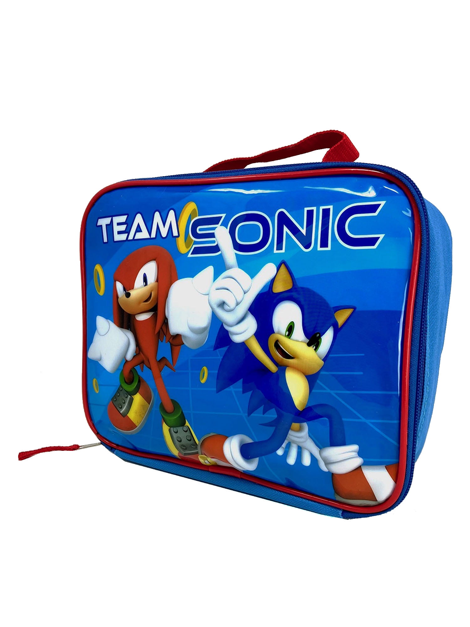 Sonic The Hedgehog Lunch Bag Insulated Knuckles Team Sonic Blue Red