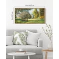 thumbnail image 5 of Drsoum Vintage Landscape Wall Art Flower Garden Wall Prints Classic Retro Farmhouse Rustic Decorations for Living Room Bedroom 8x16in Natural Framed, 5 of 6