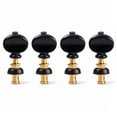 thumbnail image 1 of KAKOWELY tuning peg 4pcs String Tuning Pegs Keys Tuners Machine Head Pin Set for Ukulele Friction Tuners Parts White with Plastic Button (Black Gold)1.73"X0.79"X0.59", 1 of 3
