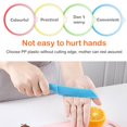 thumbnail image 4 of 10PCS Wooden Kids Kitchen Knife Safe Plastic Toddler Kitchen Cutter Set Include Cutting Board and Potato Slicers For Children Kitchen Cooking, 4 of 10