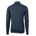 thumbnail image 3 of Men's Cutter & Buck Navy Northern Arizona Lumberjacks Team Big & Tall Virtue Eco Pique Recycled Quarter-Zip Pullover Top, 3 of 3