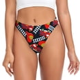 thumbnail image 1 of Fotbe Fire Rescue With Red Helmet And Truck Tanga Sin Costuras para Mujer con Estampado – Panties Invisibles, Transpirables y Cómodos para Uso Diario-4X-Large, 1 of 6