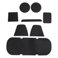 thumbnail image 1 of 8 Pcs Center Console Liner Mat Black Interior Accessories Replacement for BRZ 2013‑2020, 1 of 6