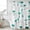 Blue, variant on Teal Mushroom Shower Curtain, Waterproof Shower Curtains for Bathroom, Vintage Botanical Autumn Farmhouse Washable Fabric Bathtub Curtain Set Bath Decor with 12 Hooks Standard 72"x72"