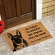 thumbnail image 1 of Teissuly 15.7 X 23.6 Inch Dogs Welcome Outdoor Mat, Dogs Welcome Entrance Mat Thick Non-Slip Front Door, Dogs Welcome Coir Mat, Funny Welcome Mat, Dog Lover Gift Home Teissuly WER202310169138, 1 of 7
