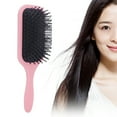 thumbnail image 4 of Cepillo Para Desenredar El Cabello, Peine Con Cojín De Aire Para Peinar, Masaje Con Menos Tirones, Cuero Cabelludo, Tacto , Peine Redondo Flexible, Dientes Para Cabello, 4 of 7