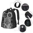 thumbnail image 4 of XMXT Travel Laptop Backpack for School Work, Sunflower Dinosaur Pattern Large Capacity Bookbag Travel Bag Backpacks for Women Men, 4 of 9