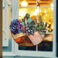 thumbnail image 3 of Succulent Acrylic Window Hangs Art Decoration for Home Garden Indoor Planter Hanging Ornament, 3 of 6