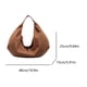 thumbnail image 5 of Auxiliar Hobo Bag Women Sleuchy Slouchy Large Capacidad Bolso para El Viajes, 5 of 9