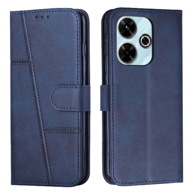 Funda Flip para FOXDOCK Xiaomi Poco M6 4G – Carcasa delgada y resistente a impactos con soporte para uso diario y profesional