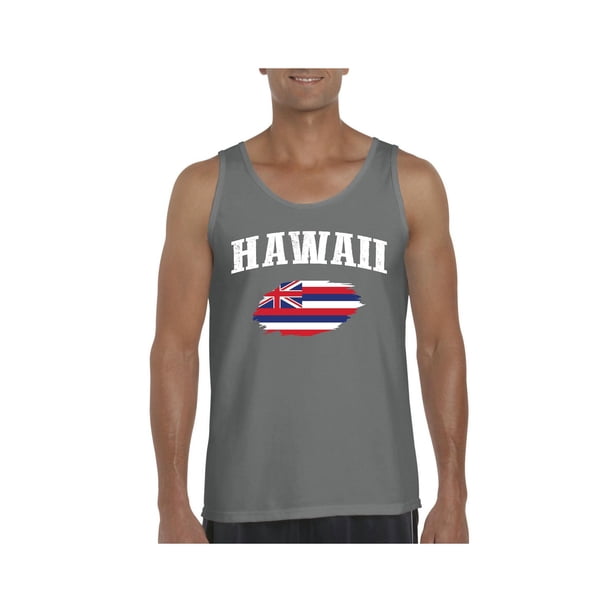 Mom's Favorite Mens Hawaii Flag Tank Top