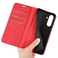 thumbnail image 4 of For Samsung Galaxy A36 5G Case Skin-Touch Leather Wallet Phone Cover - Grey, 4 of 5