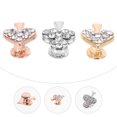 thumbnail image 3 of 3 Pcs Watch Strap Charms Delicate Watchband Studs Watch Silicone Strap Decors(Random Style), 3 of 5