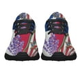 thumbnail image 5 of Texas Bluebonnet Zip American flag Shoes Sneakers Black Size 7, 5 of 7