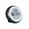 thumbnail image 2 of °C/°F Digital Temperature Humidity Meter Alarm Clock Touch Key with Backlight, 2 of 4