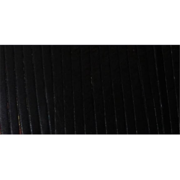 Realeather Crafts SF0203-1000 Deerskin Fringe 2 in. X3 in. 2-Pkg-Black
