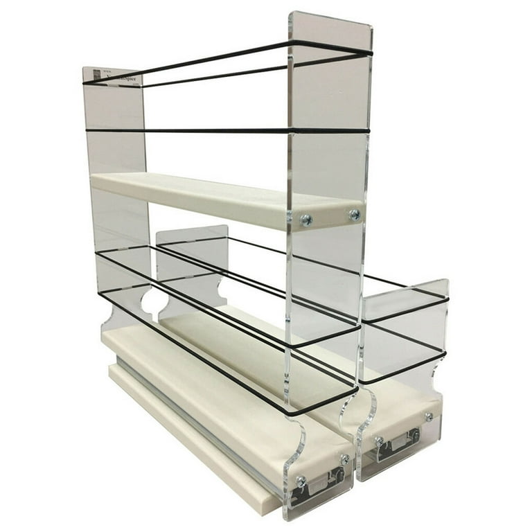 Vertical Spice - 2x2x14 DC - Spice Rack Narrow Space - 12 Capacity - Drawer Access