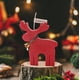 thumbnail image 1 of Adorno de vela aromática para árbol de Navidad - vela aromática a pino, marrón o roja, cera de parafina de 68g, decoración y regalo festivo, 1 of 6