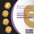 thumbnail image 6 of CoverGuard CGM Overpatch | Omnipod 5 Insulin Pod | Tan Cross-strap Design| 25-Count | Waterproof Adhesive | Anti-Fray | Easy Application & Removal, 6 of 12