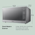 thumbnail image 2 of Open Box – Panasonic NN-SN97JS 2.2 Cu. Ft. Countertop / Built-In Microwave with Cyclonic Wave & Inverter Technology – Stainless Steel. ***FREE SHIPPING GTA***, 2 of 6