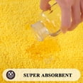 thumbnail image 4 of Set de Alfombrillas de Baño SHACOS Súper Suaves 50x80cm Amarillo (2 Piezas), 4 of 9